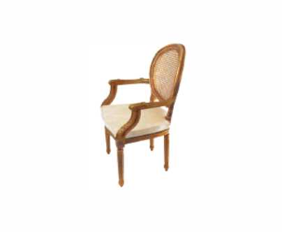 Stuhl "King Louis" mit Armlehne